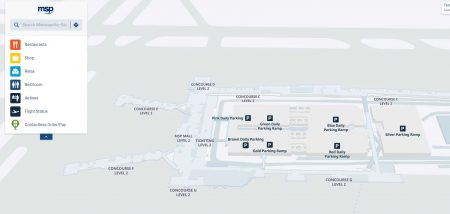 Terminal 1 at the Minneapolis-Saint Paul International Airport MSP